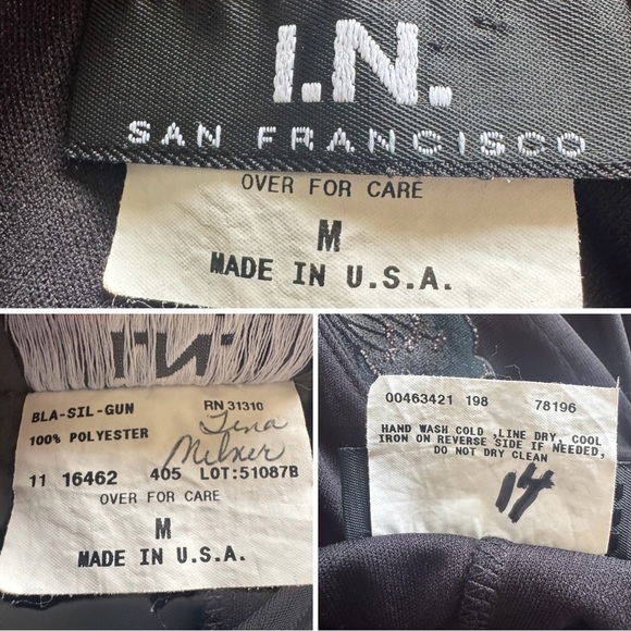 I.N. San Francisco Black Floral Y2K Fairy Goth whimsical Midi Dress Size Medium - Picture 8 of 16